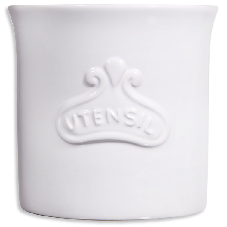 Canora Grey Embossed Utensil Crock & Reviews Wayfair